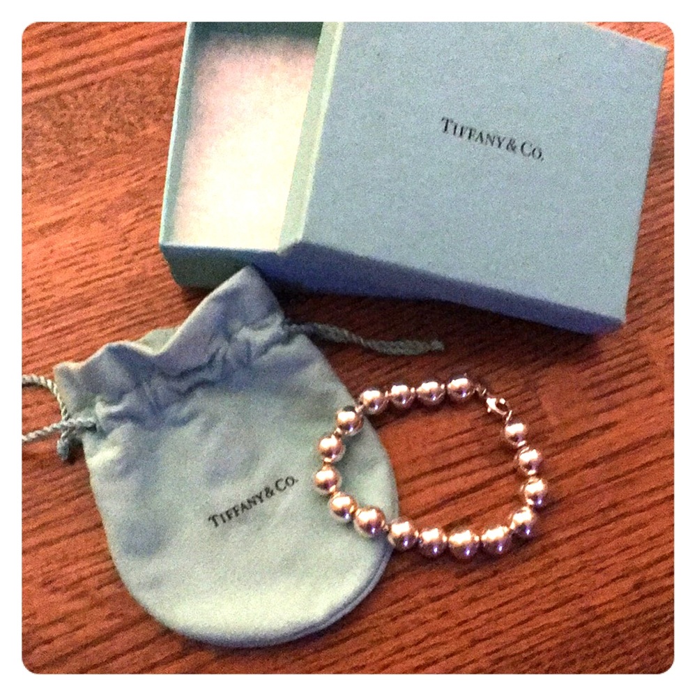 Tiffany Sterling Silver Bead Bracelet